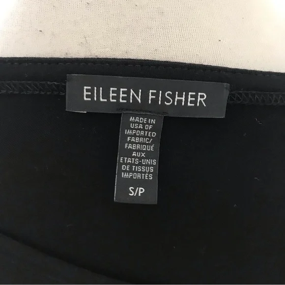 Eileen fisher black dress size small - Picture 6 of 8